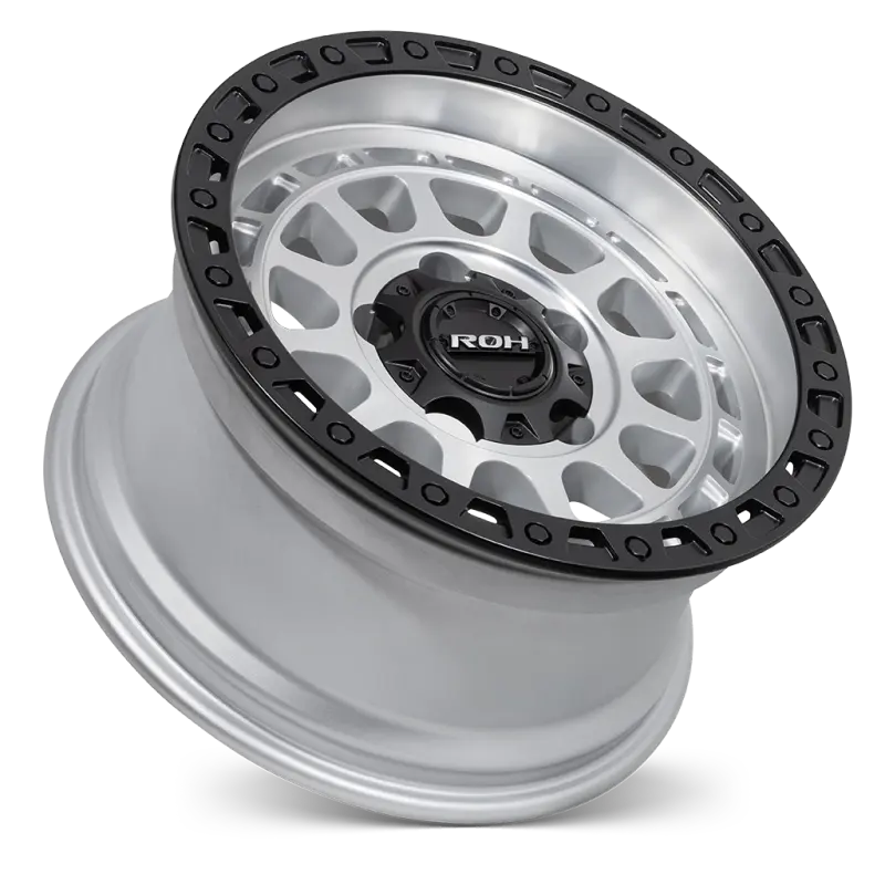 ROH Assault Machined Centre Black Lip Wheels