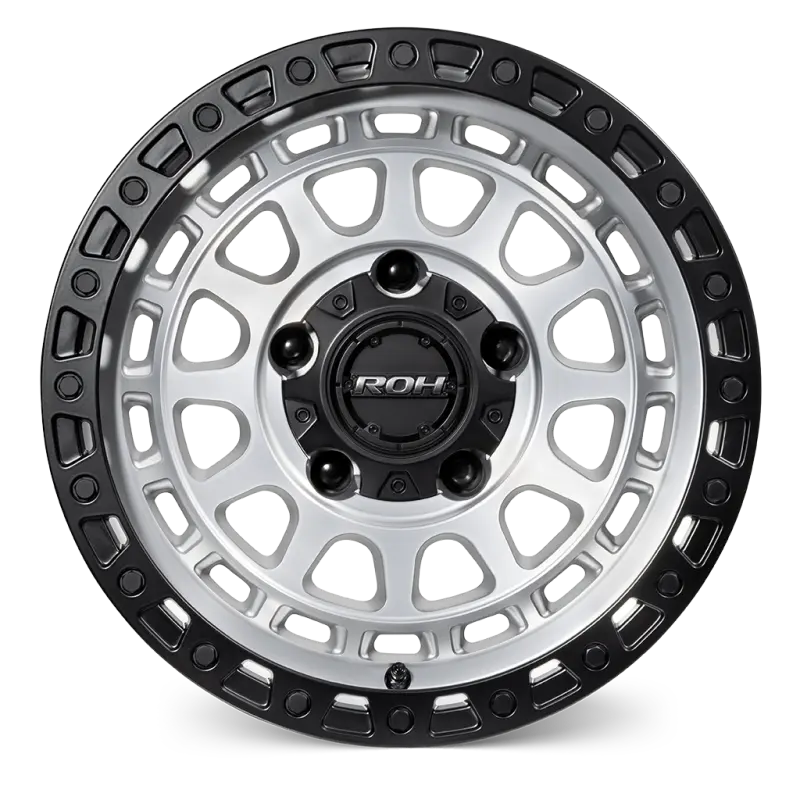 ROH Assault Machined Centre Black Lip Wheels